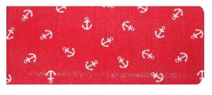 Red Anchors Print Chequebook Wallet freeshipping - The Hare and the Moon