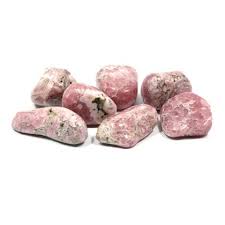 Rhodochrosite Tumble Stone - The Stone of Letting Go - The Hare and the Moon