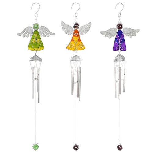SPREAD WING ANGEL WINDCHIME freeshipping - The Hare and the Moon