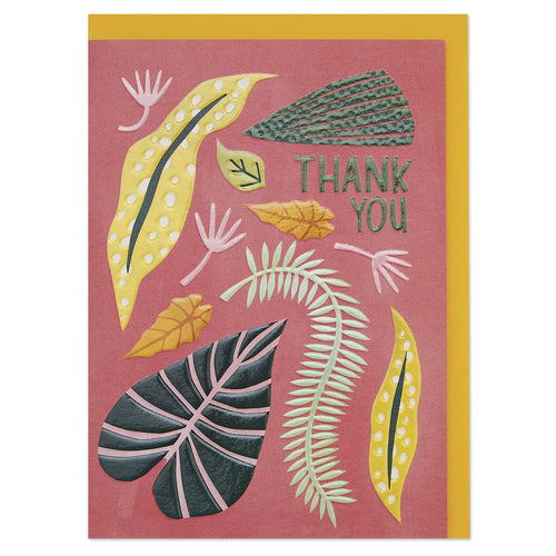 Thank You' luxury botanicals illustration thank you Greeting Card Greeting Card - REF14 - The Hare and the Moon