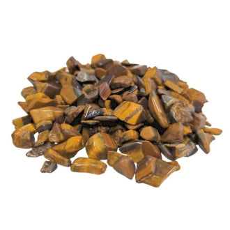 Tiger's Eye Gemstone Chips (Undrilled) - Stone of Sociability and Practicality - CHIP8
