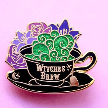 Witches Brew Enamel Pin - GP24 freeshipping - The Hare and the Moon