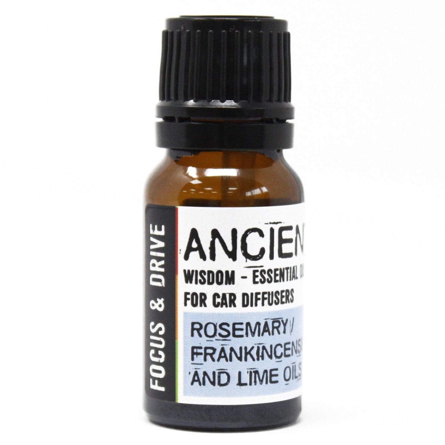 Ancient Wisdom Essential Oils & Fragrance 10ml Aromatherapy Car Blend - Focus & Drive