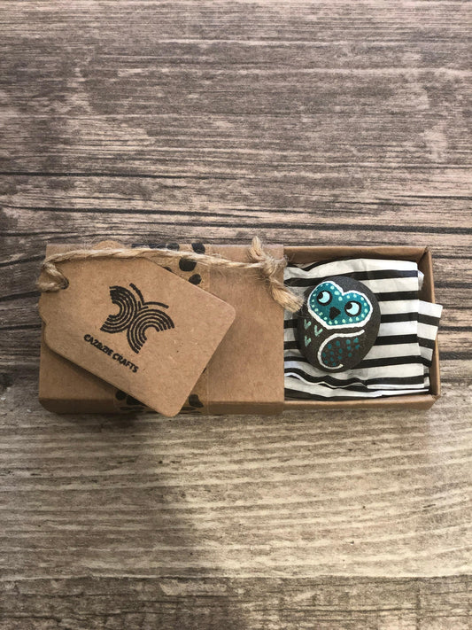 Caz&Zie Crafts Send a Pebble - Owl - SPOW2022