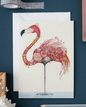 DM Cards Flamingo Greeting Card - A103