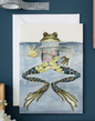 DM Cards Frog Greeting Card - DM4