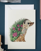 DM Cards Hedgehog Greeting Card - A017