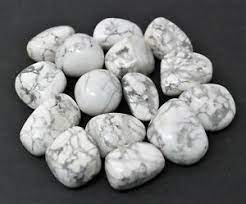 White Howlite - Stone of Clearing and Calming the Mind - TS348 freeshipping - The Hare and the Moon