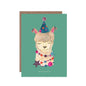 Hutch Cassidy Cards Magic Alpaca Birthday Greeting Card - HCWB270