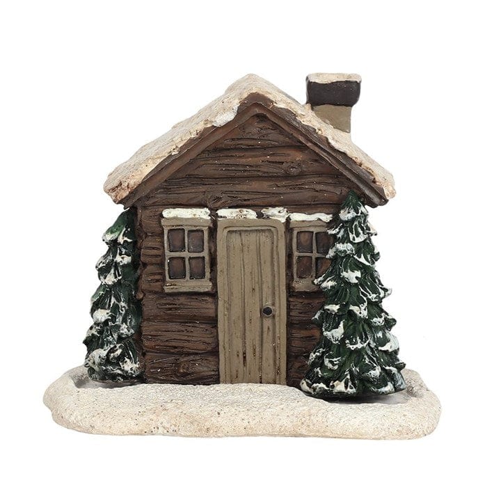 Jones Home & Gift LOG CABIN INCENSE CONE BURNER