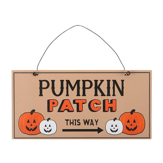 Jones Home & Gift Signs and Memoboards PUMPKIN PATCH HANGING SIGN