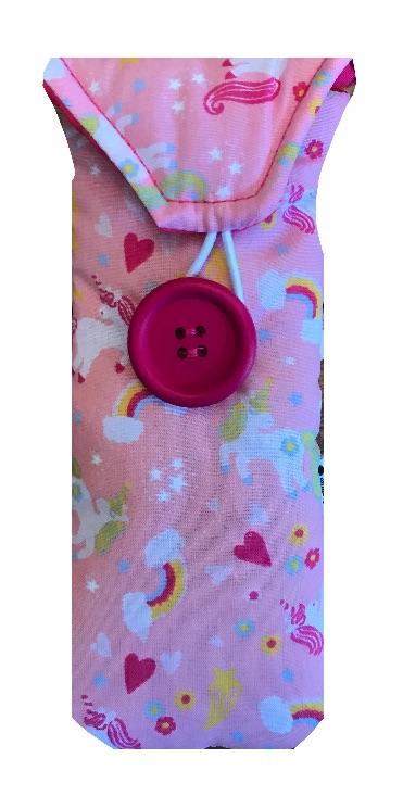 Miss Pretty London Glasses Cases Pink Unicorn Print Glasses Case