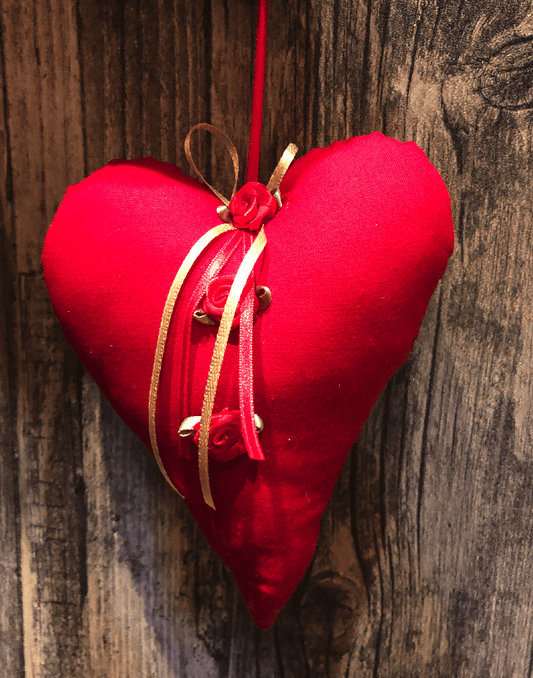 Miss Pretty London Hanging Decorations Large Red Valentines Day Hanging Heart