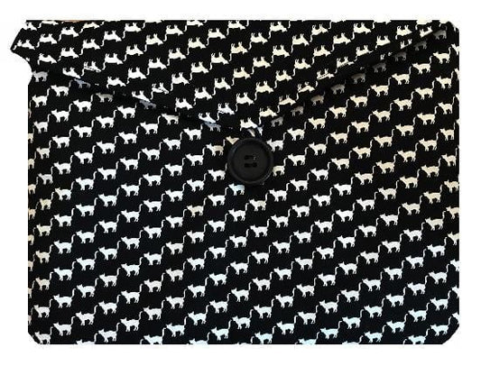 Miss Pretty London Tablet Cases Cats Print Tablet or Laptop Bag