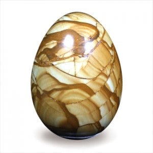 Miss Pretty London UK Limited Crystals Walnut Jasper Egg Stone - The Stone of Contentment - EG66
