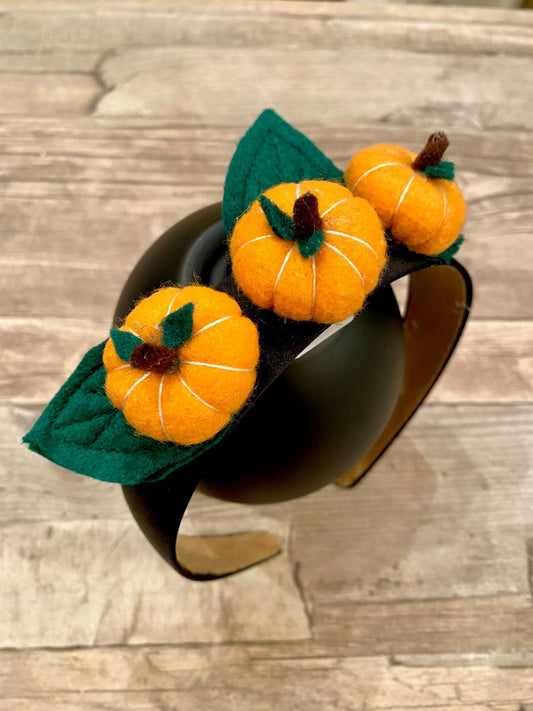 Miss Pretty London UK Limited hair Accessories Handmade Halloween Pumpkins Headband