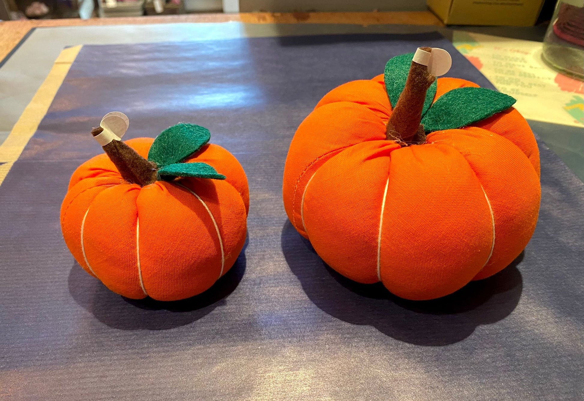 Miss Pretty London UK Limited Orange Plump Fabric Pumpkin Decoration - PU