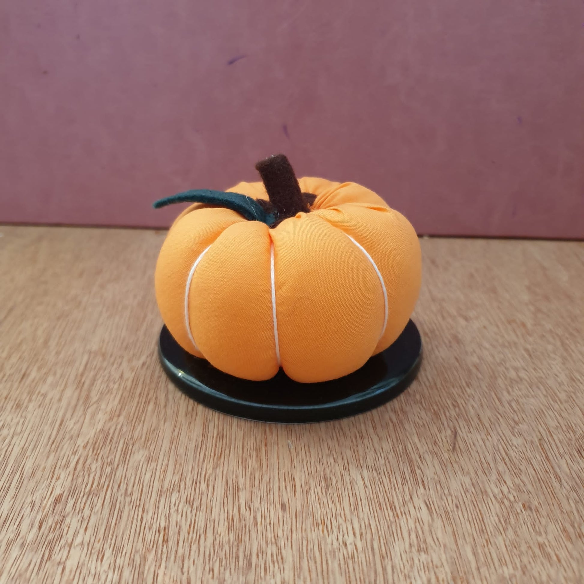 Miss Pretty London UK Limited Orange Tones Plump Fabric Pumpkin Decoration - PU9