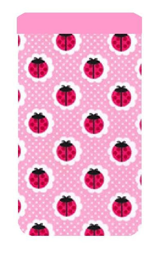 Pink Ladybird Print Mobile Phone Sock Pouch freeshipping - The Hare and the Moon