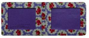 Purple Roses Print Card Wallet freeshipping - The Hare and the Moon