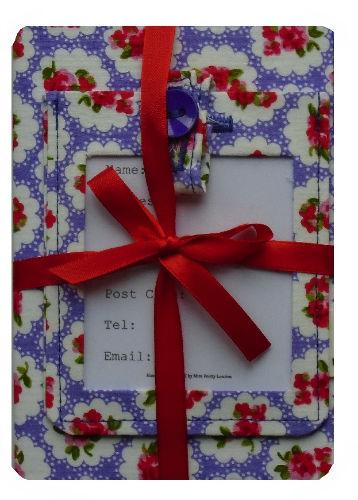 Purple Roses Passport Cover and Luggage Tag Gift Set freeshipping - The Hare and the Moon