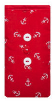 Red Anchors Print Mobile Phone Sock Pouch freeshipping - The Hare and the Moon