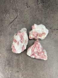 Pink Tourmaline Rough Stone - The Stone of Self Love - The Hare and the Moon