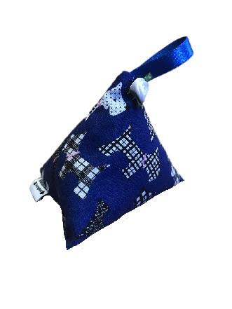Royal Blue Scottie Dogs Print Lavender Bag freeshipping - The Hare and the Moon