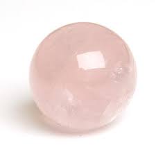 The Hare and The Moon Crystals Rose Quartz Sphere - Stone of Love and the Heart  - SH3