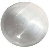The Hare and The Moon Crystals Selenite Sphere - Stone of Cleansing & Neutralising -SH019