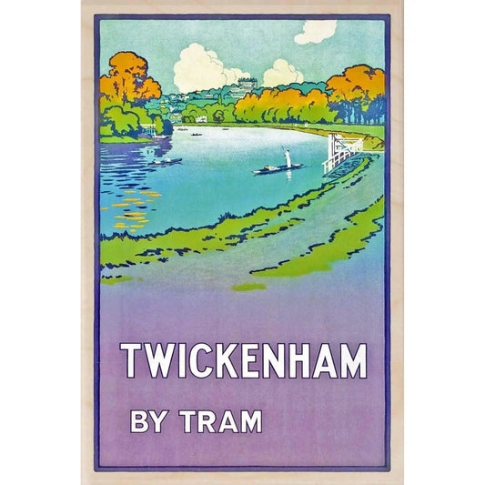 The Wooden Postcard Company Cards TWICKENHAM wooden postcard (Greeting Card) - WP18