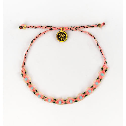 Tropical Vermelha Surf Handmade Bracelet - PA20 - The Hare and the Moon