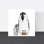 Wild Lines Cards Penguin Christmas Greeting Card - WL1
