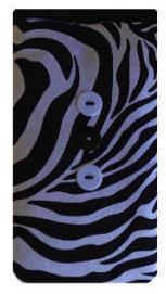 Zebra Print Mobile Phone Sock Pouch freeshipping - The Hare and the Moon